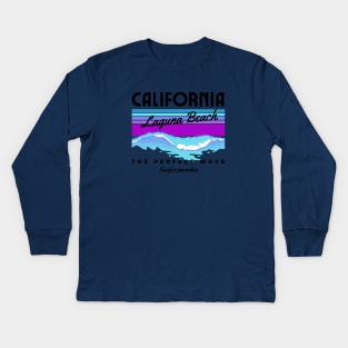 Laguna Beach California Kids Long Sleeve T-Shirt